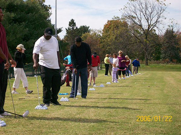 Assorted images showcasing the Ruth Park Golf Course.